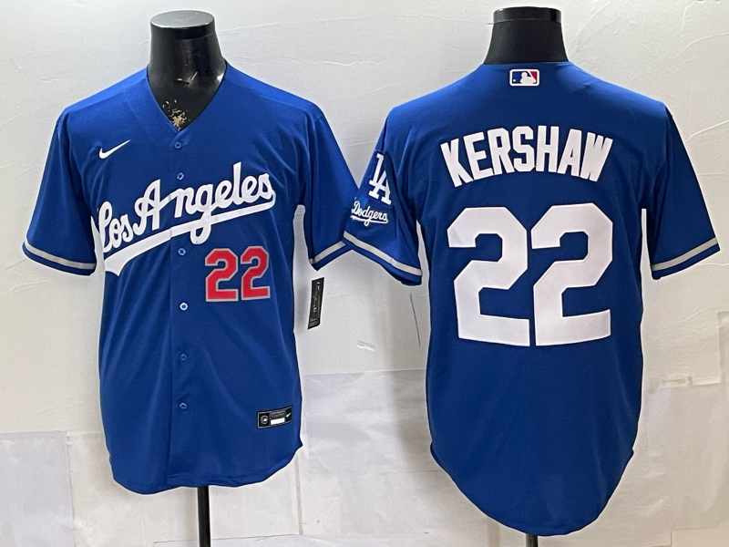 Men Los Angeles Dodgers #22 Kershaw blue Game 2026 Nike MLB Jersey 04010002